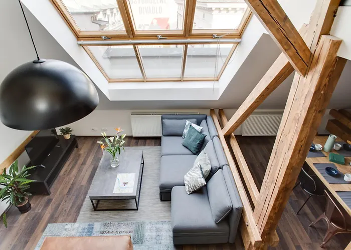 Ultimate Prague 1 Experience - Duplex, Roof Top Terrace, Prague Castle View, Free Parking Over Weekends, Ac!